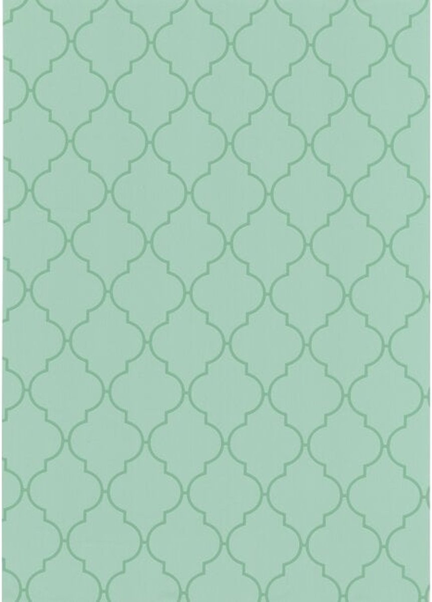 2LIF Decoratie meubelfolie Dunya groen 45cm x 2 meter zelfklevend - Decoratiefolie - Plakplastic - Plakfolie - raamfolie Dunya Green