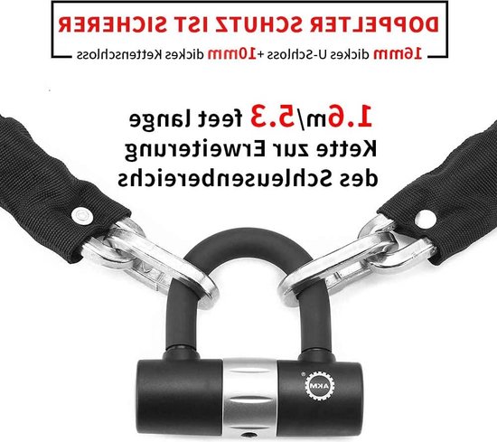 KRASER KR120L Disc Lock Solid U Padlock SRA Approved Motorcycle Lock KRASER KR120L Disc Lock Solid U Padlock SRA Approved Motorcycle Lock