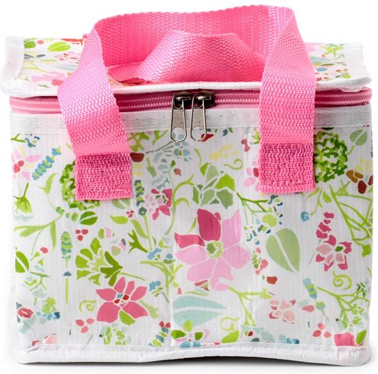 Koeltas Lunchtas Julie Dodsworth Roze Botanical RPET Duurzaam - 16x21x13cm van KOEL — afbeelding 5