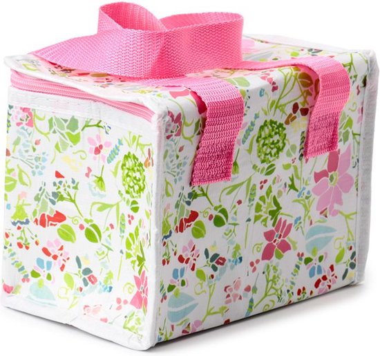 Koeltas Lunchtas Julie Dodsworth Roze Botanical RPET Duurzaam - 16x21x13cm van KOEL — afbeelding 3
