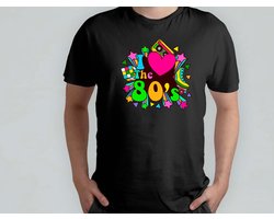 I love the 80s - T Shirt - RetroVibes - Throwback - VintageStyle - OldSchoolCool - RetroSfeer - Terugblik - VintageStijl - OudeSchoolCool