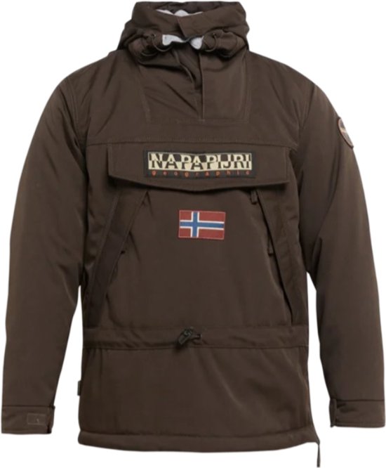 Napapijri Skidoo 4 Heren Winterjas Isolatie functie Waterdicht Ebony Bruin Maat M bol
