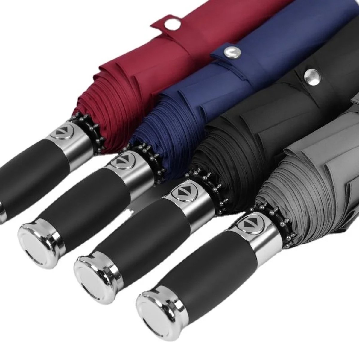 Automatische Zwarte Paraplu Business Folding Paraplu Voor Man Vrouwen Sombrilla Uv Regen Paraplu