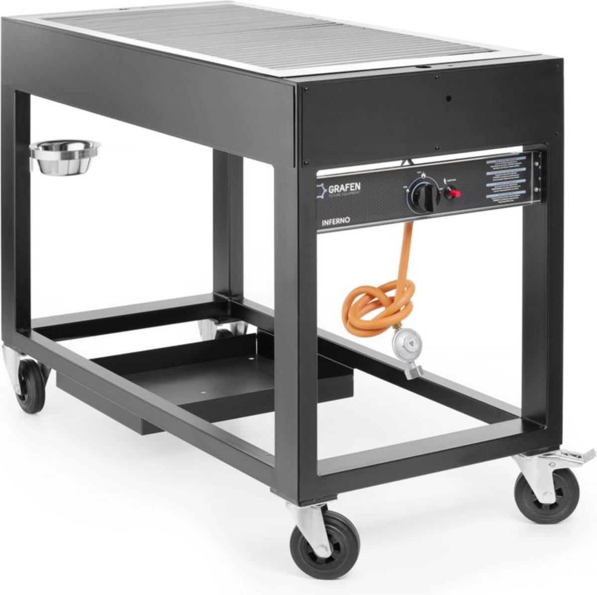 Hendi Gasbarbecue Inferno - Professionele Slagers Barbecue - 126x58x(H)90cm