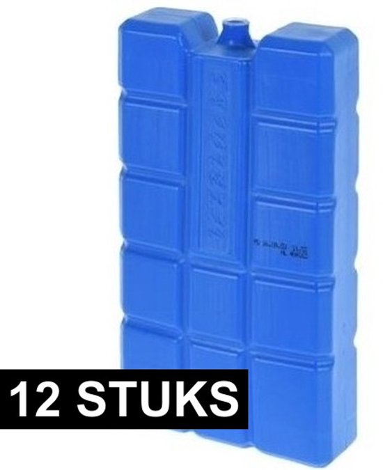 12x Blauwe koelelementen 750 gram - Koelelementen - Koelblokken van Bo-Camp — afbeelding 3