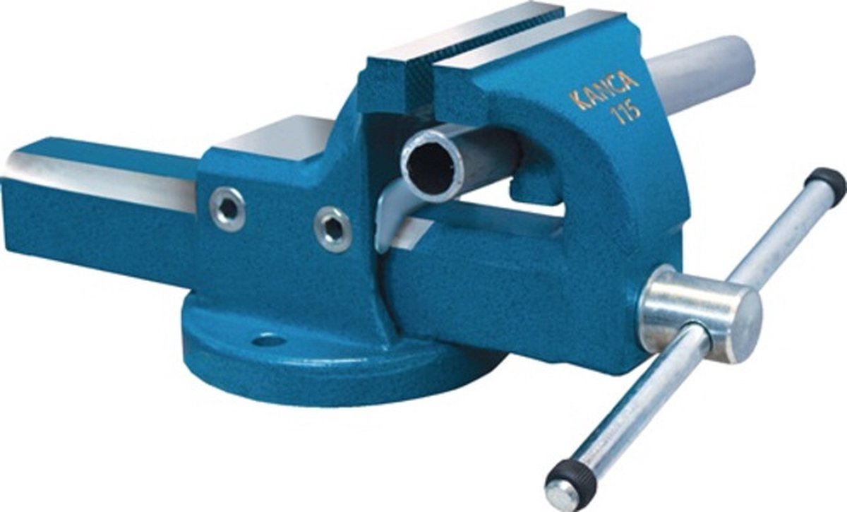 KANCA - Fortissimo Fix - Parallelbankschroef - 115mm Bekbreedte - 140mm Klembreedte - Gepolijst