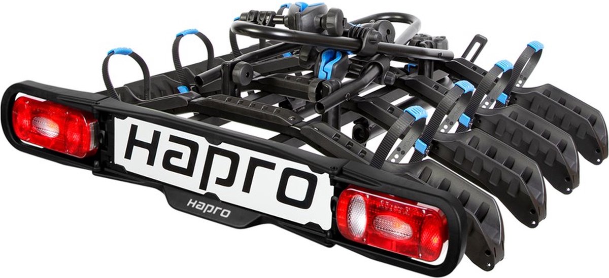 Hapro Atlas Active IV - Fietsendrager - geschikt voor 4 fietsen - 13-Polig