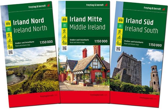 Foto: Ireland north central south set 3 maps