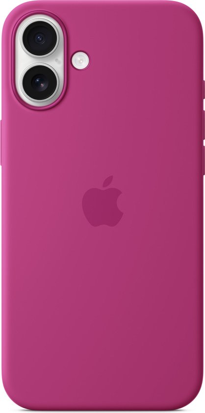 Apple Cover Iphone 16 Plus Silicone Magsafe Fuchsia (myye3zm/a)
