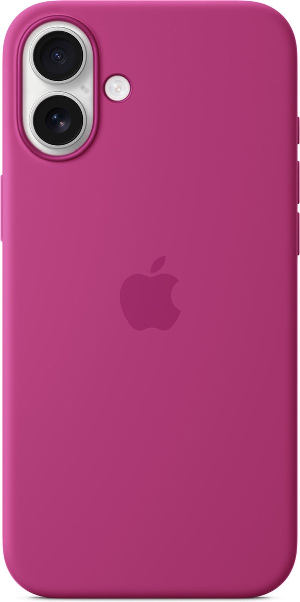 Apple Silicone Backcover MagSafe voor de Apple iPhone 16 Plus - Fuchsia