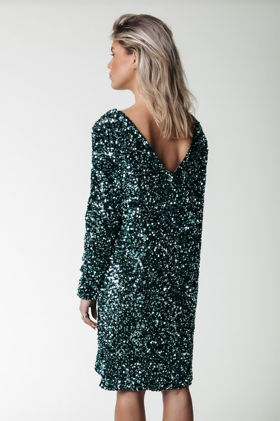 Colourful Rebel Tina Sequins Straight Dress - L