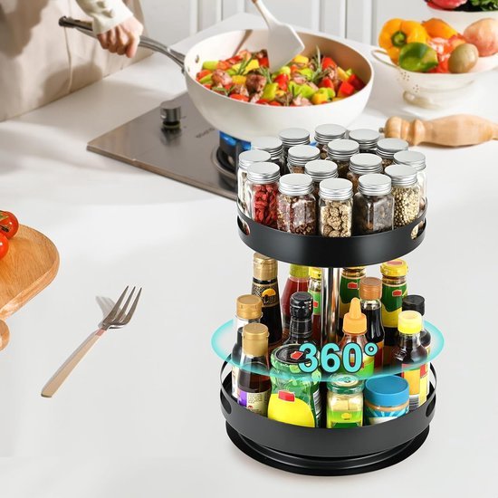 QUARKZMAN Lazy Susan Draaischijven, 4 stuks, acryl, 7,5