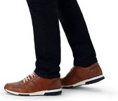 Van Lier - Homme - Baskets en cuir Cognac - Taille 40