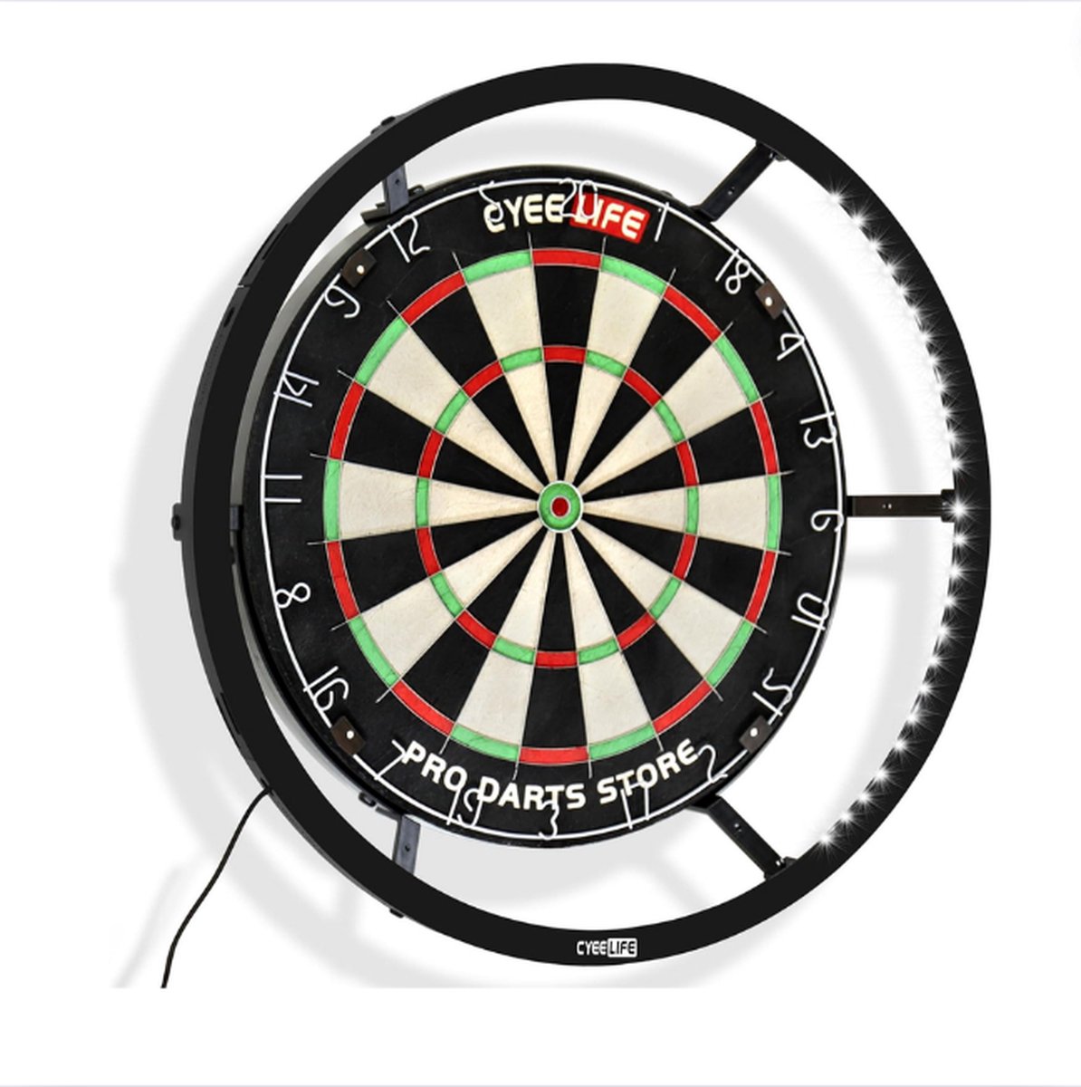 Dartbord Verlichting LED Surround - Dartbord Surround Ring Voor Optimale Verlichting - Dartbord Licht Met Verstelbare Helderheid