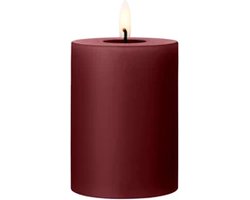 Ester & Erik Led Pillar kaars H10cm deep wine