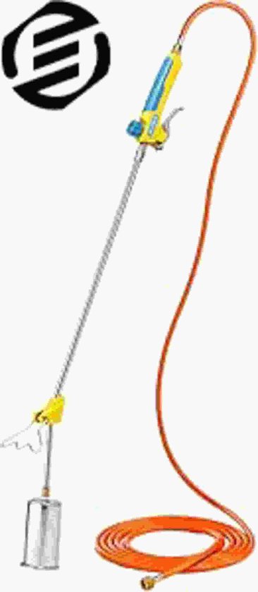 Kit Brûleur à Propane Pour Désherbage - Lance Flamme Avec Tuyau - Pour Toiture, Neige, Enlèvement Peinture - 7