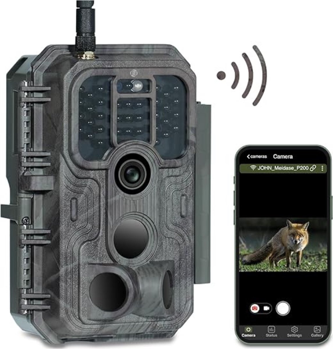 Equivera Wildcamera - wildcamera voor buiten - buitencamera met nachtzicht - wild camera