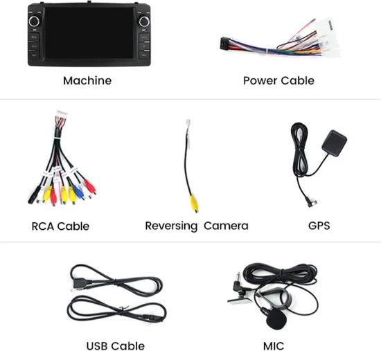 tomzz Audio Doppel DIN Radioblende passt für Kia Picanto SA 2004-2007