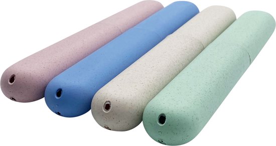 Purepeak Tandenborstelhouder Set 4 Stuks - Tandenborstelkoker - Tandenborstel Case - Reisaccessoires - Reiskoker – Beschermer - Reisgadgets