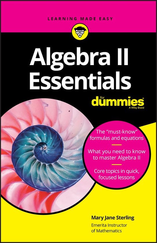 Algebra II Essentials For Dummies - cover