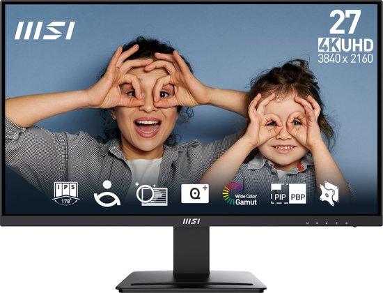 MSI PRO MP273U 27 inch 4K UHD IPS M...