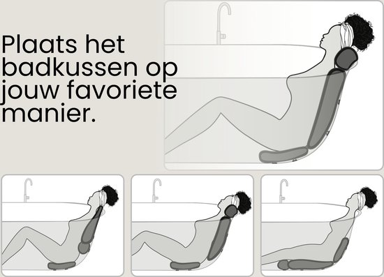 thumbnail: Uonlytech Houten Badkuip Kussen - Hoofdsteun Voor Ontspanning, 16.5x12x1.5 Cm