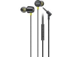 AWEI L5 stereo hoofdtelefoon 3,5 mm jack zwart/zwart