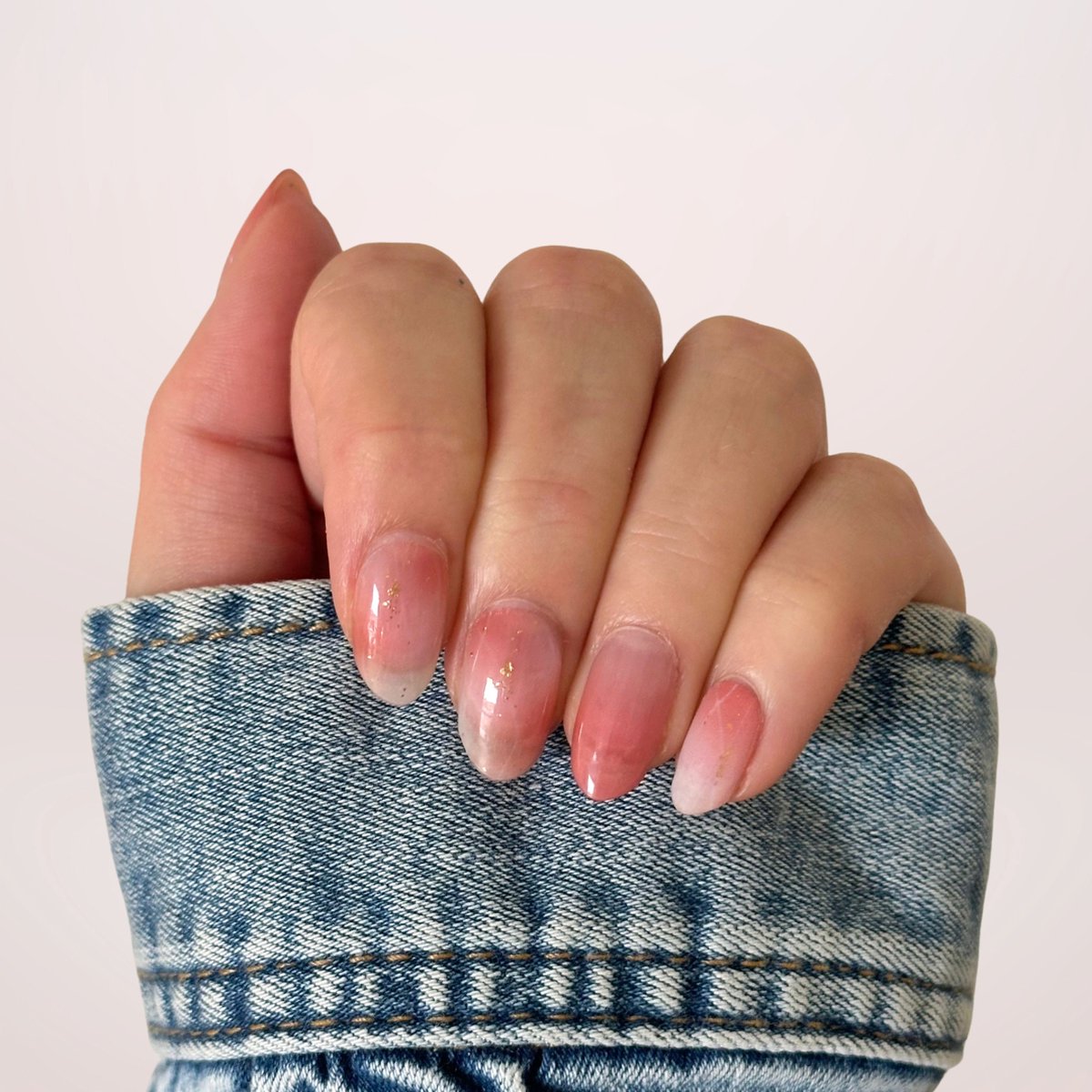 BIMA Nails - Gellak Nagel Stickers - Gel Nagel Wraps - Ombre Nail Art - Blossom Blush
