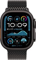 Bol.com Apple Watch Ultra 2 GPS + Cellular 49mm Black Titanium Case with Black Titanium Milanese Loop - S aanbieding