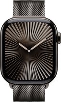 Bol.com Apple Watch Series 10 - Wifi + 4G - 46mm - Slate Titanium Case met Slate Milanese band - M/L aanbieding
