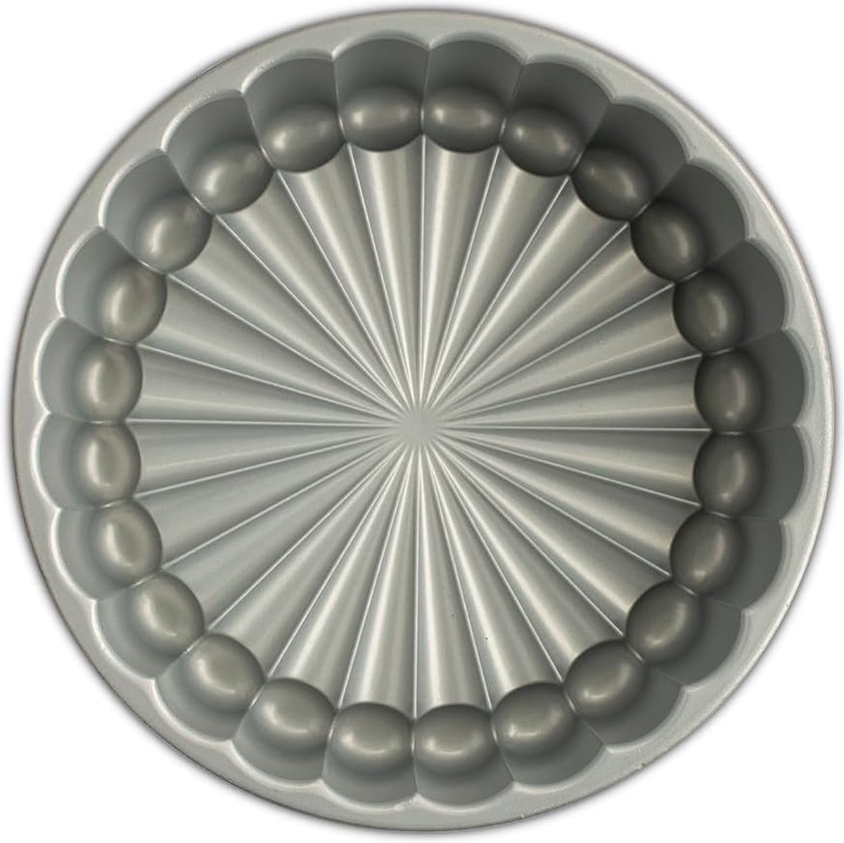Riokem ® Elegante Goudkleurige Bakvorm van Aluminium voor Perfecte Taarten, 22 cm, 1.4 Liter