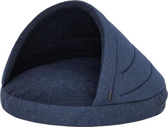 Foto: Hondencave hondenmand cave cozy hondengrot dierenslaapzak hondenslaapzak kattenhol blauw