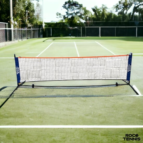 Badmintonnet incl. 3 shuttles 400x103x155 cm Zwart