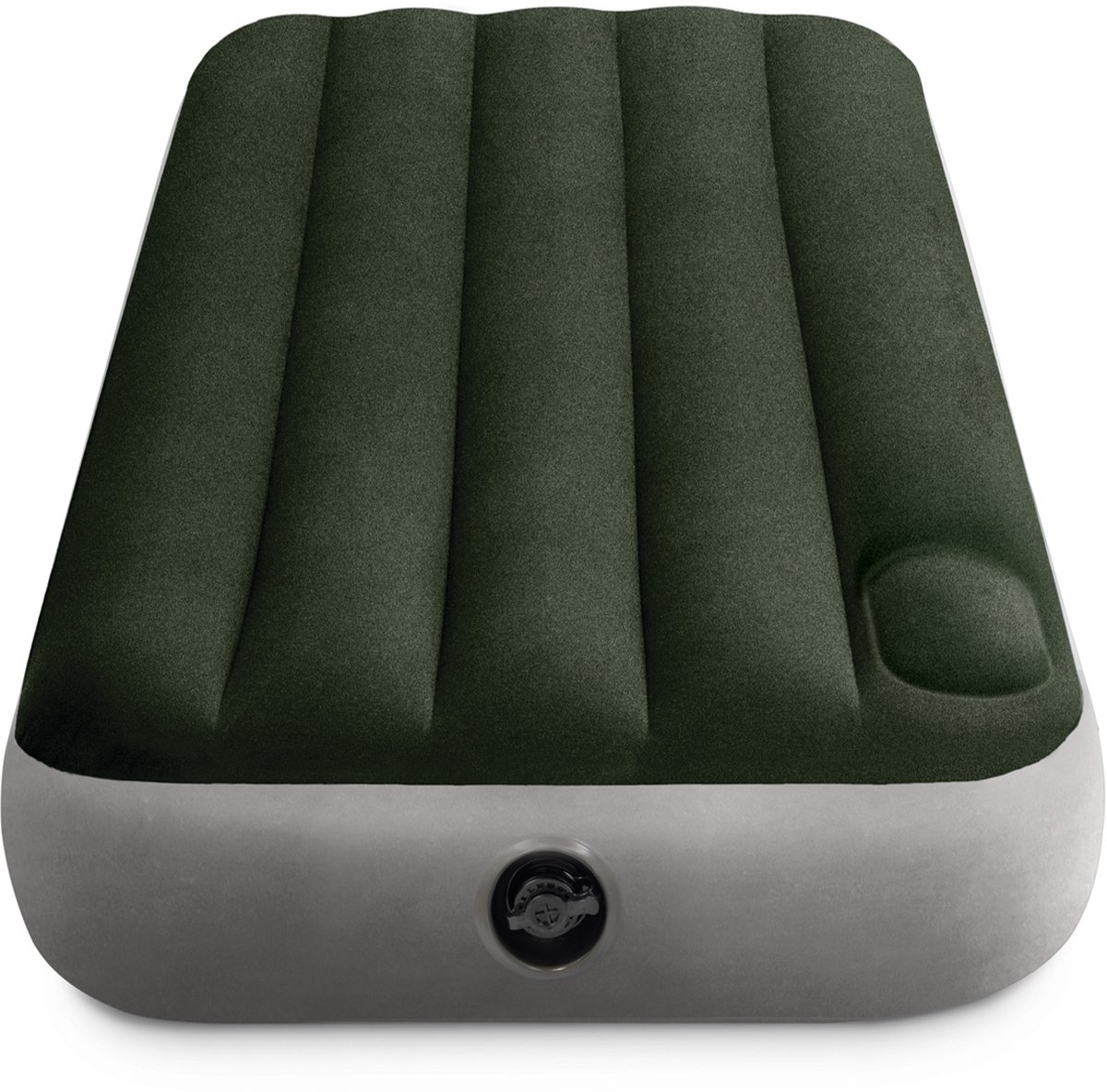 Bol.com Intex Jr. Twin Dura-Beam Downy Luchtbed met ingebouwde voetpomp - 191x76x25cm aanbieding