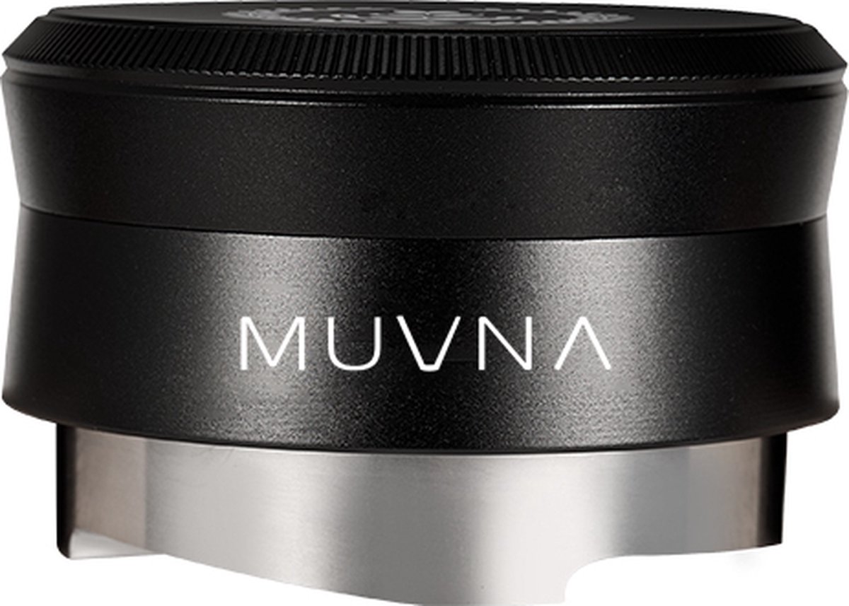 MUVNA - Hoogwaardige Distributor - 58,35mm -Gravity/Zakt op zwaartekracht - Espresso verdeler - Zwart - Barista - 4 pads - LET OP! Voor grote filterbakjes van 58mm
