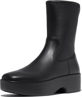 FitFlop F-Luma Boot - Cuir Stretch (Enveloppé) NOIR - Taille 37