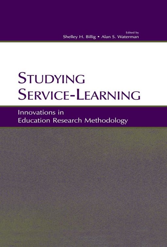 Studying Service-Learning - cover