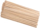 Cosy & Trendy Saté prikkers - 200x stuks - hout - L25 cm - brochettestok