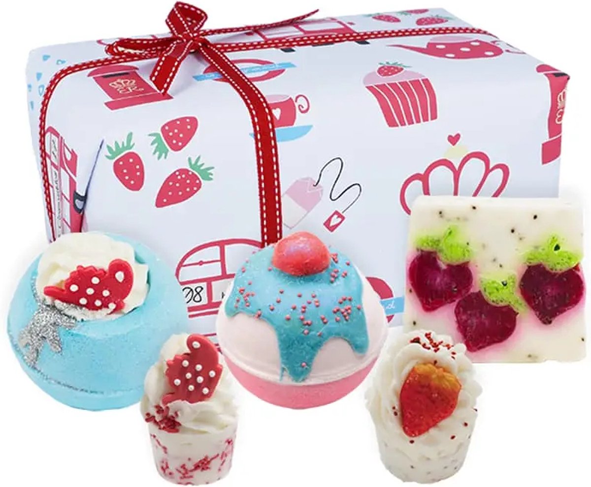 Goedkoopste Bomb Cosmetics - Bad Geschenkset - The Great British Gift Pack - met handgegoten zeep, bath bombs en meer!