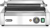 Bol.com HENDI Contactgrill – Geribd – Thermostaat – 50-300°C – 340x230 mm aanbieding