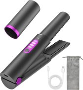 Bol.com Stijltang Draadloze 2-in-1 krultang draagbare mini-reisstijltang - draadloos snel opwarmen - 3 instelbare temperaturen -... aanbieding