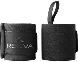 Reeva Powerlifting Wrist Wraps - 60 cm - Zwart