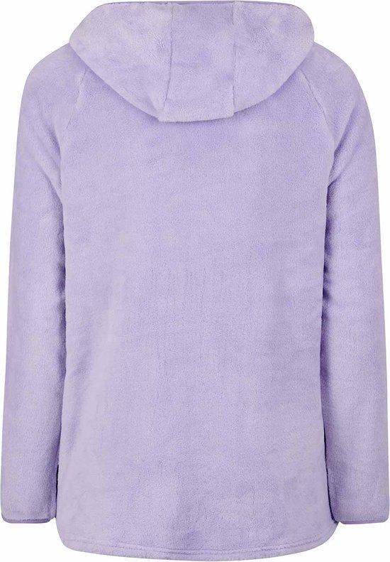 BJØRNSON Rane Micro Fleece - Hoody Trui - Pull-over - Dames - Maat 42 - Lila