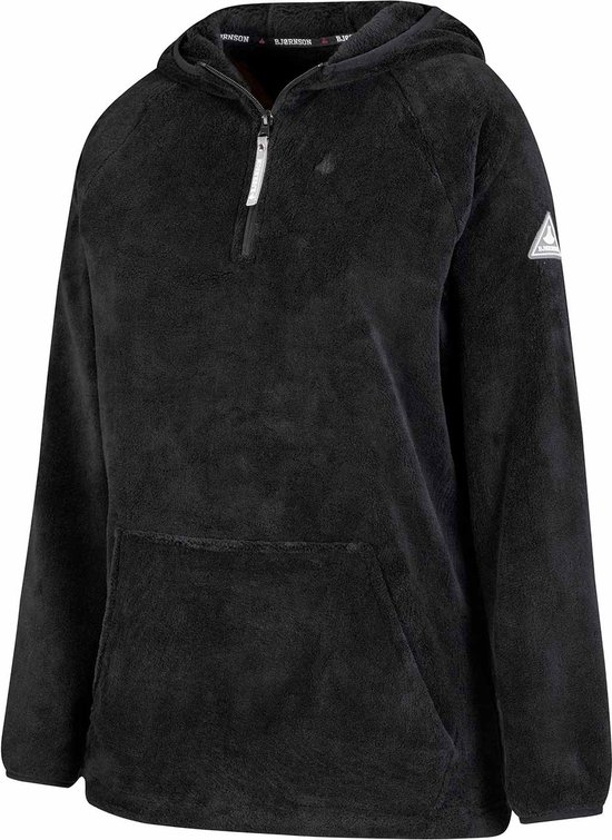 BJØRNSON Rane Micro Fleece - Pull à capuche - Pull - Femme - Taille 38 - Zwart