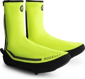 Rogelli Essential Softshell Fiets Overschoenen - Wielrennen - Winddicht en Waterafstond - Gevoerd - Geel - Maat 44-45