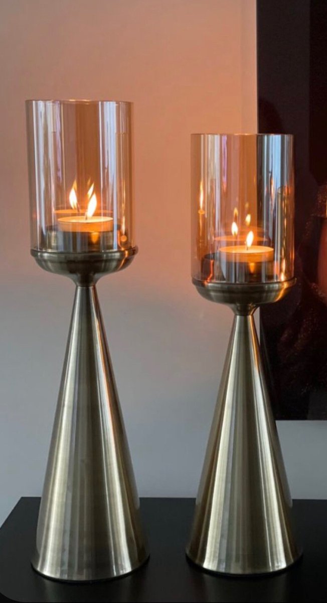 Kaarsenhouder Goud set 2
