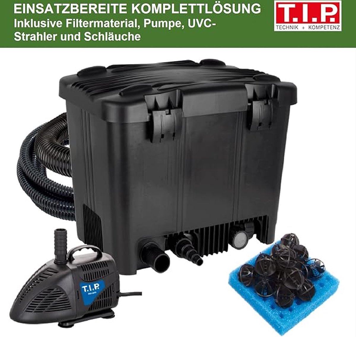 Equivera Vijverfilter - Fontijnfilter - Vijver - Algenbestrijding - UV Lamp - Premium