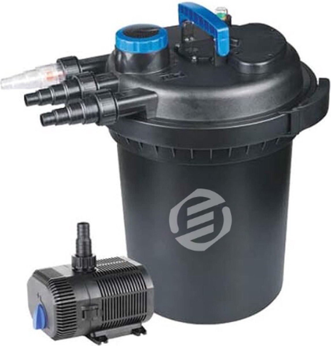 Equivera Vijverfilter - Fontijnfilter - Vijver - Algenbestrijding - UV Lamp - Premium