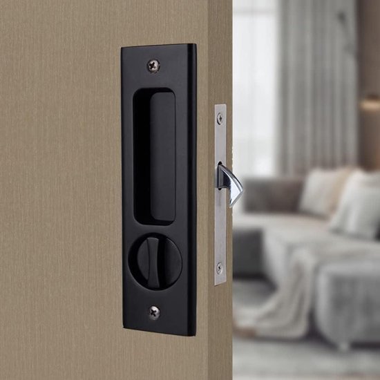 Schuifdeur Insteekslot Handvat Onzichtbaar Verzonken Handvat Klink Interieur Meubels Houten Deurslot/175mm-zilver