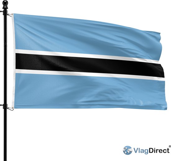 VlagDirect - Botswaan drapeau - Botswana drapeau - 90 x 150 cm.
